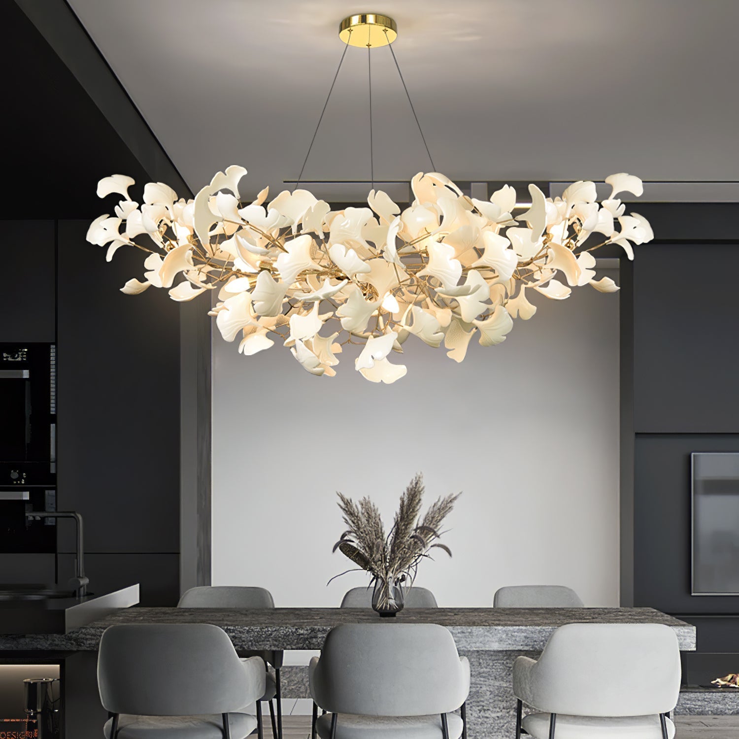 Gingko chandelier 0