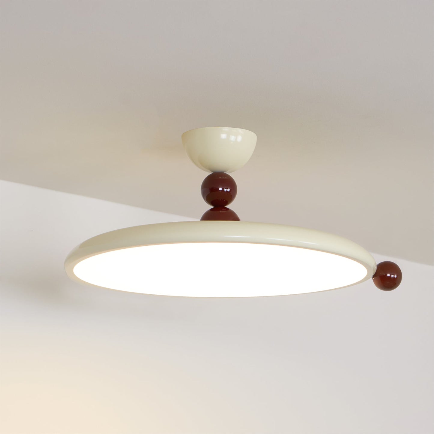 GinoRadiance - Lampe de Plafond avec Finition Délicate et Lumière Luxueuse