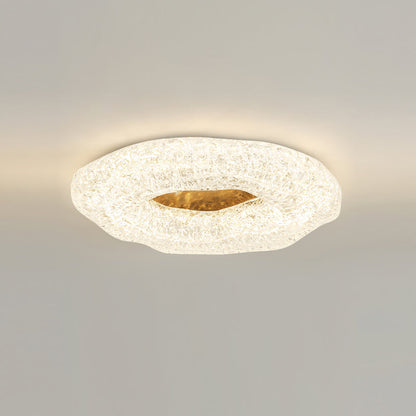 SculptureLuxe - Lampa sufitowa o artystycznym kształcie i ciepłym blasku