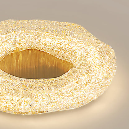 SculptureLuxe - Lampa sufitowa o artystycznym kształcie i ciepłym blasku