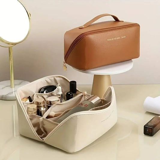 GlamourBox | Stylish Spacious Travel Cosmetic Organizer Bag 0