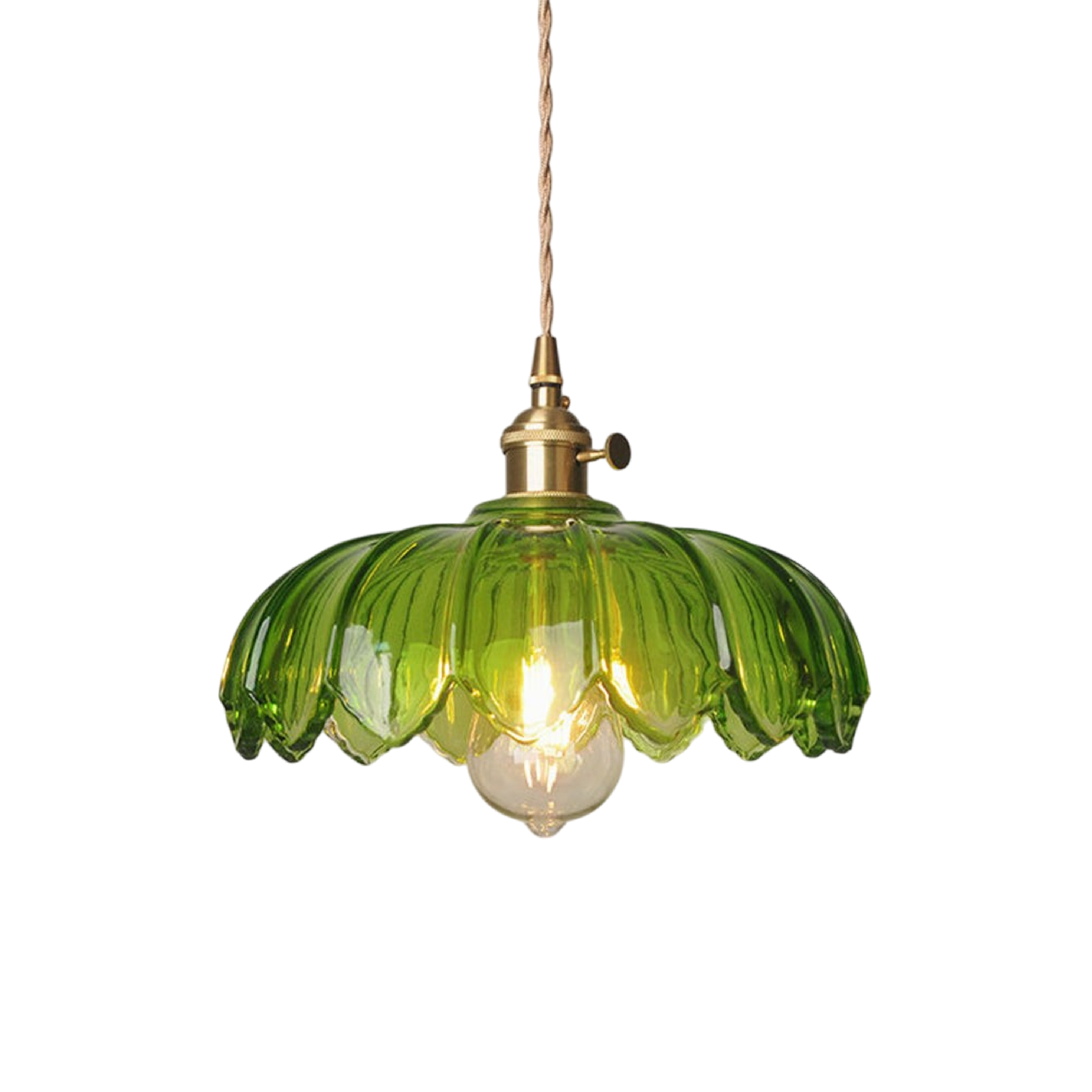 Glass Flower Pendant Lamp 0