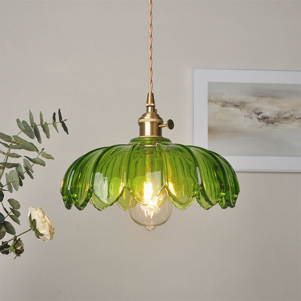 Glass Flower Pendant Lamp 1