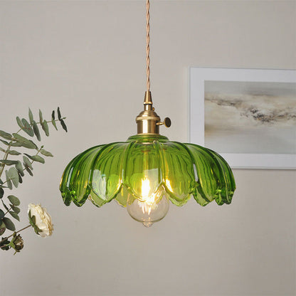 Glass Flower Pendant Lamp 1