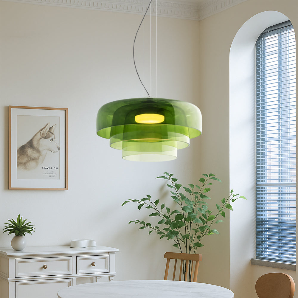 Glass pendant lamp 1