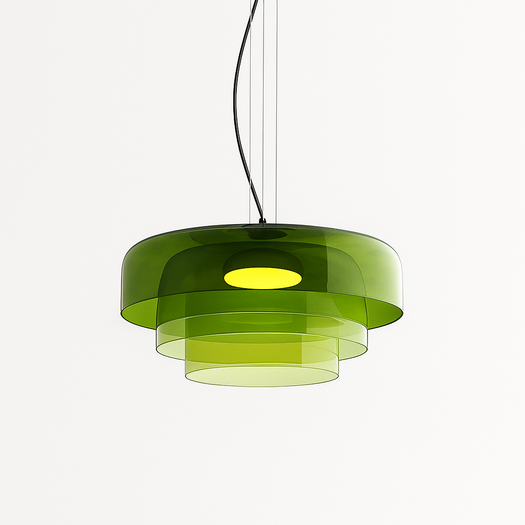 Glass pendant lamp 10