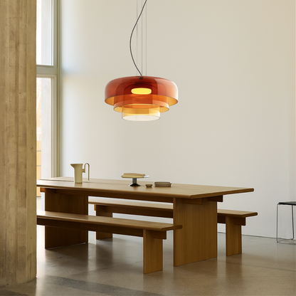 Glass pendant lamp 6