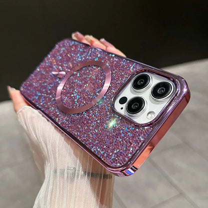 GlimmerGuard | Stylish Sparkling Magnetic iPhone Case 0