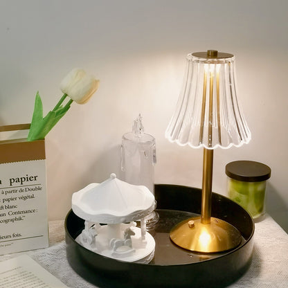 RadiantGold – Elegant Portable Table Lamp