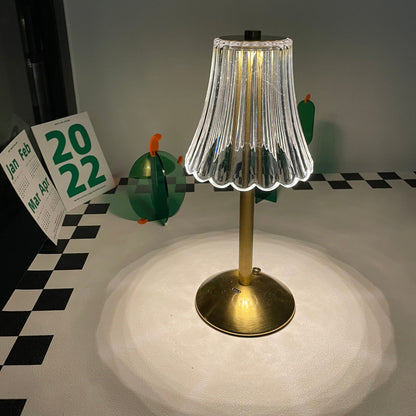 RadiantGold – Elegant Portable Table Lamp