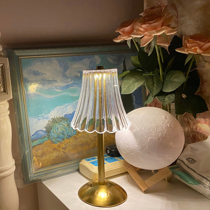 RadiantGold – Elegant Portable Table Lamp