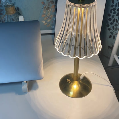 RadiantGold – Elegant Portable Table Lamp