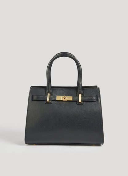 Grace Bag in Black Togo Leather 0