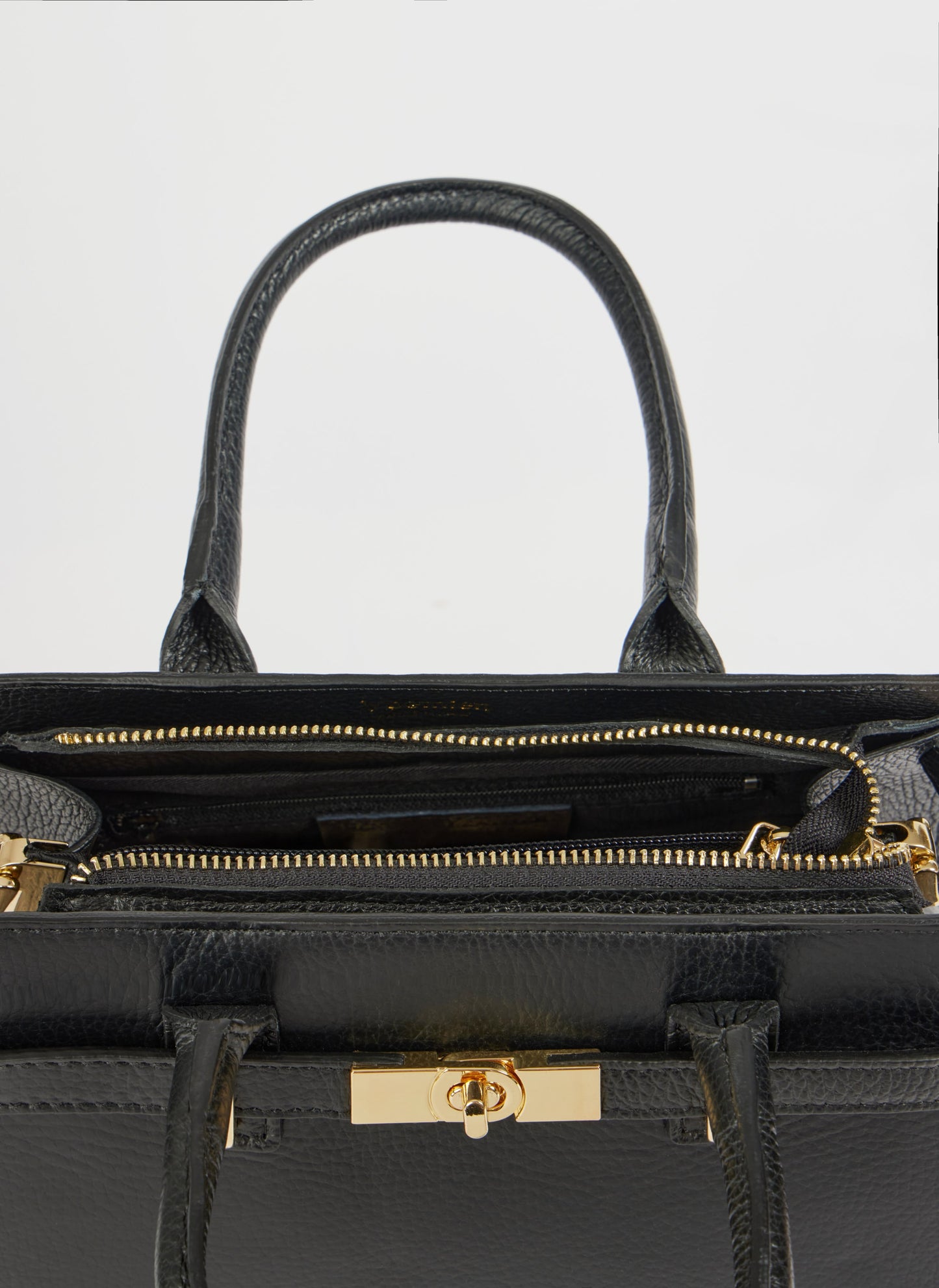 Grace Bag in Black Togo Leather 4
