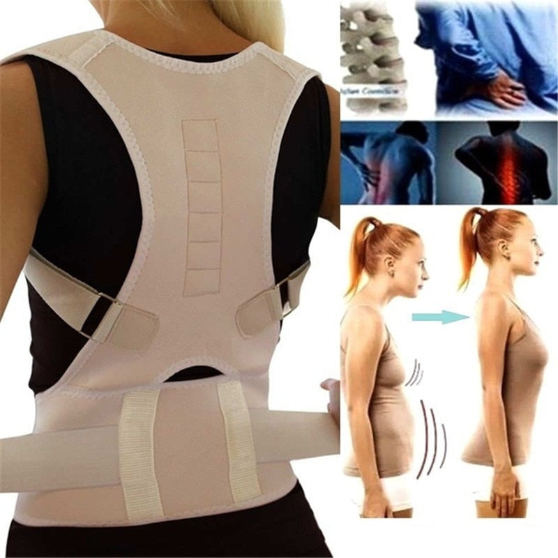 AlignPro | Magnetic Back Brace | Supports a Straight Posture