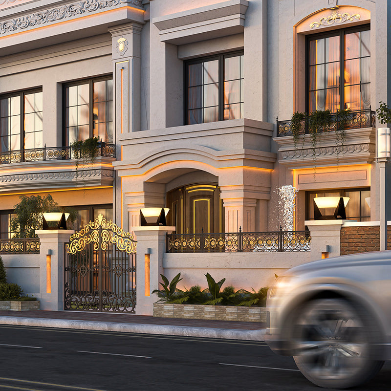 EcoBeam – Lampada da Parete Solare LED Impermeabile