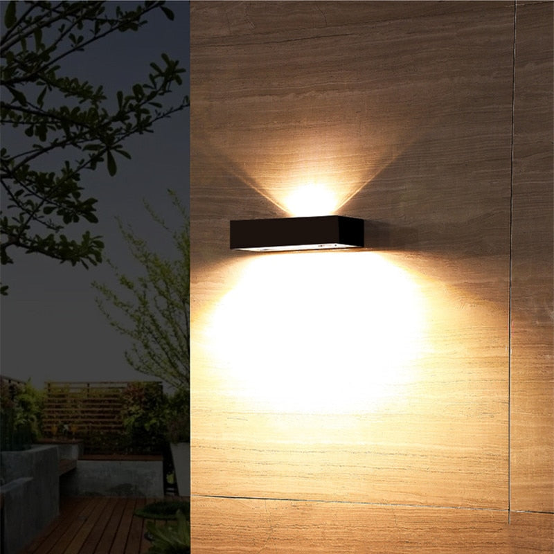 EcoShine – Modern Solar Up-Down Outdoor Lamp