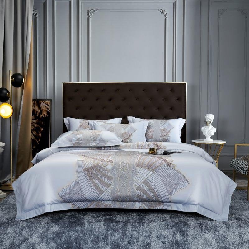 SilverMist - Egyptian Cotton Bed Linen Set