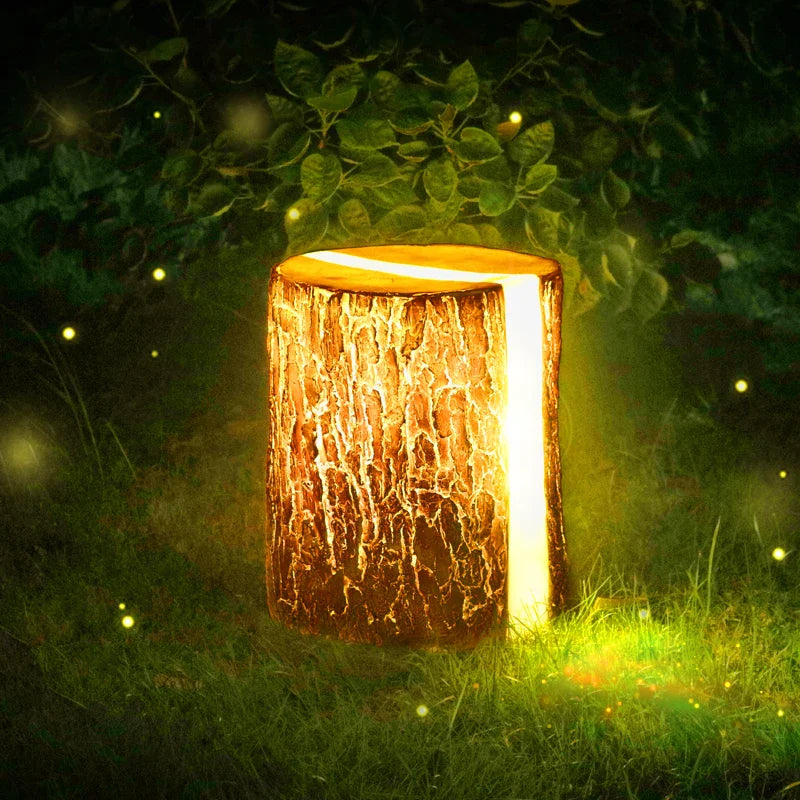 Creative Tree Stump Garden Light - Energy-Efficient Outdoor LED Lights, 50,000-Hour Lifespan-3