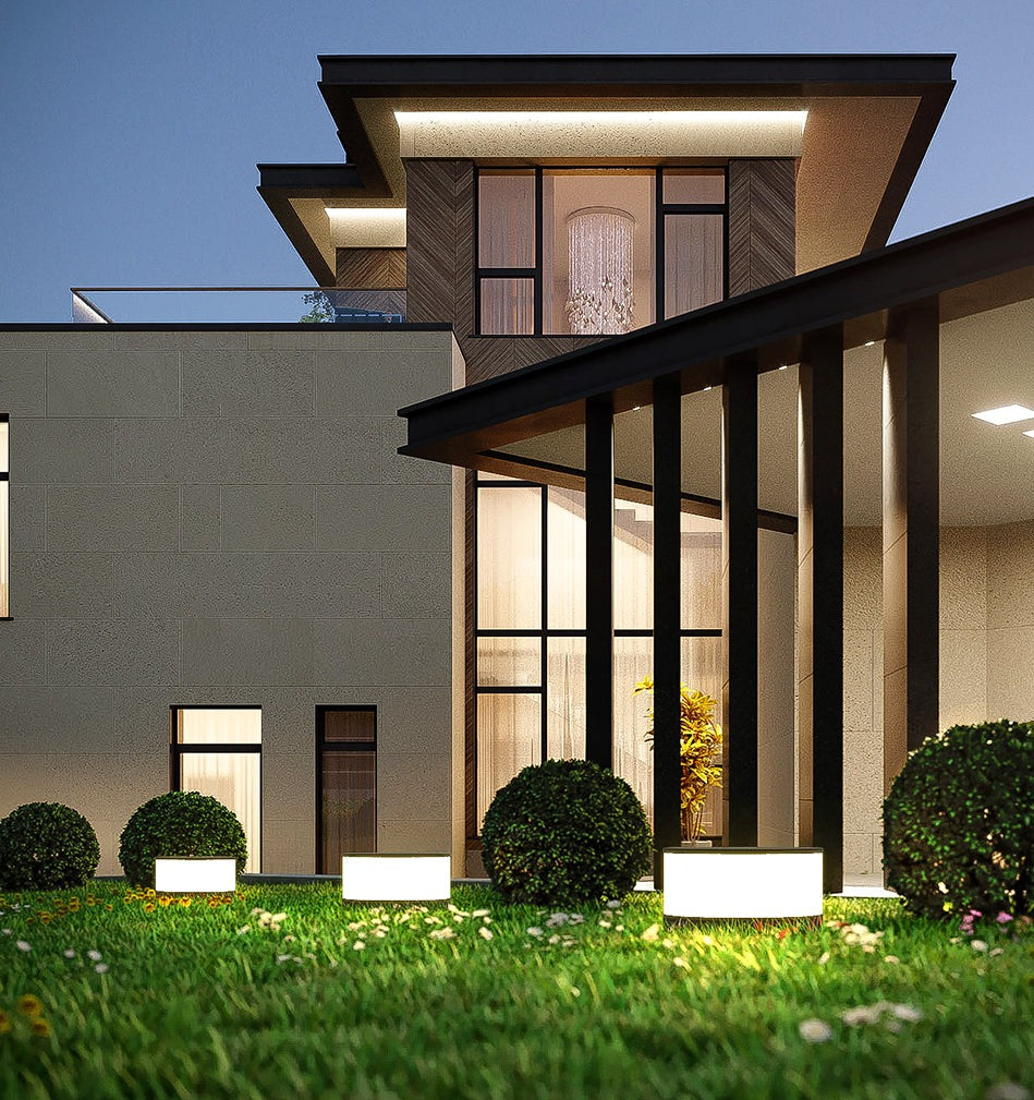 SunGlow – Lámpara de pared solar moderna con sensor inteligente