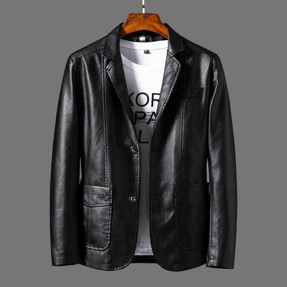 Variant image for JaySmith Men's Blazer Jacket - Premium Leather, Modern Cut, Versatile Design-4