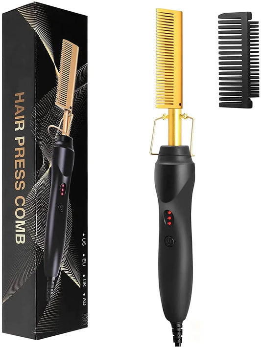 HeatMaster - Portable Electric Beard & Hair Styling Comb