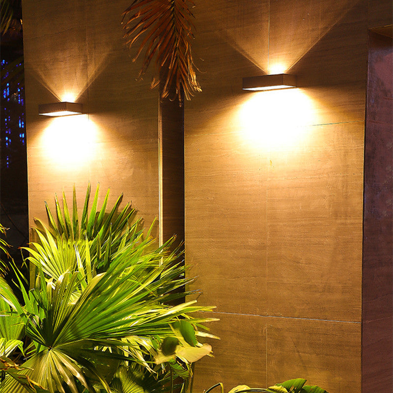 EcoShine – Modern Solar Up-Down Outdoor Lamp