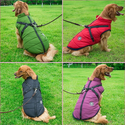 FurGuard | Warm & Secure Dog Coat with Built-In Harness