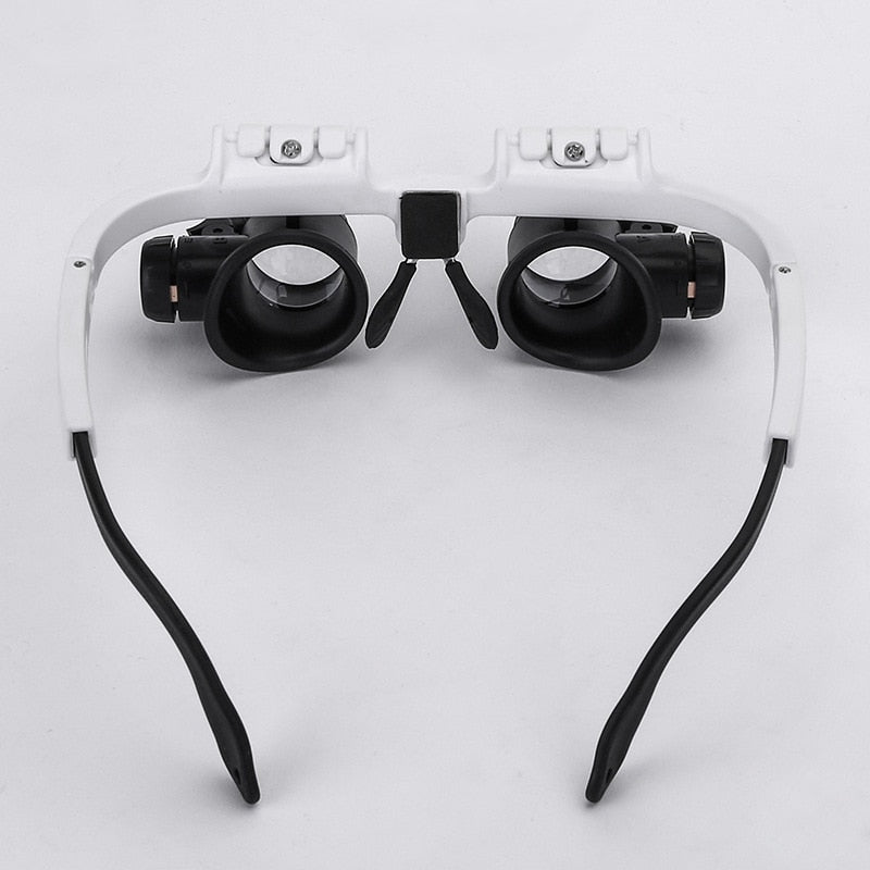 Adjustable LED Magnifying Glasses with 8x, 15x, and 23x Magnification for Hobbies and Precision Work-4