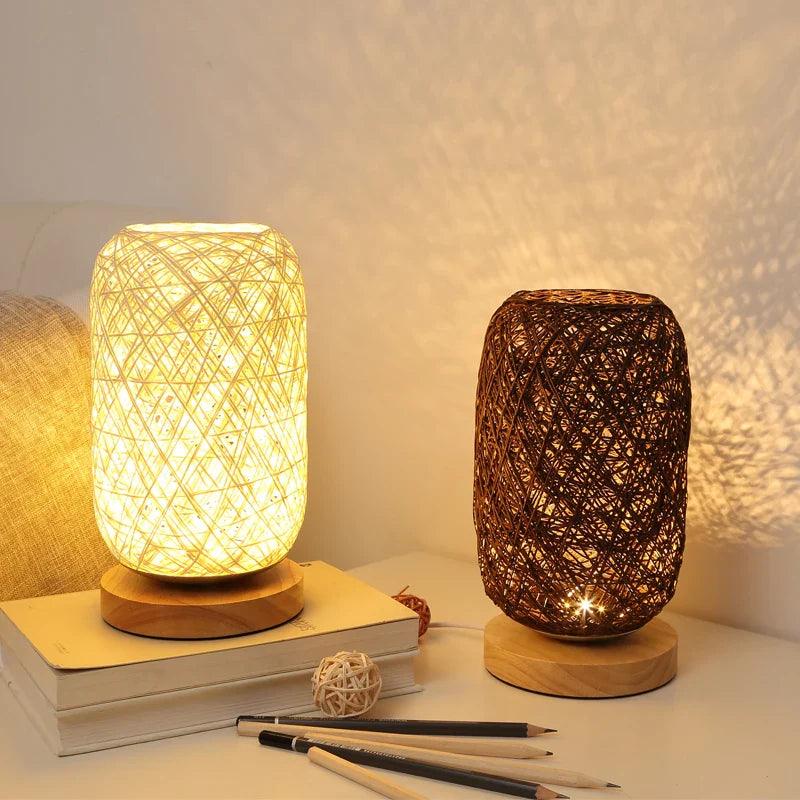 WoodLuxe - Rattan-Inspired Table Light
