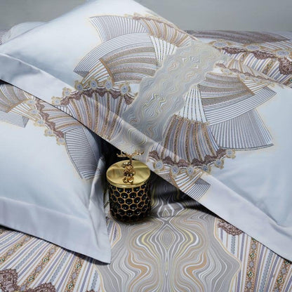 SilverMist - Egyptian Cotton Bed Linen Set