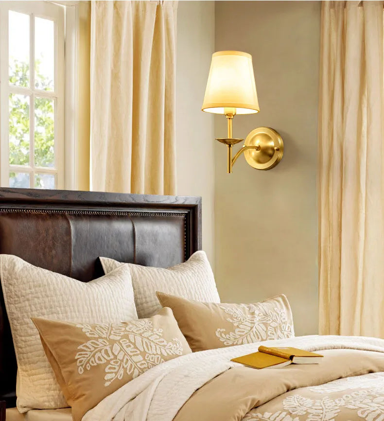 WarmCopper – Sleek Copper Wall Lamp with Soft Light