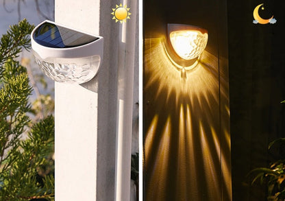 NoirRay – Solar Wall Lamp with Elegant Modern Glow