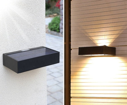 EcoShine – Modern Solar Up-Down Outdoor Lamp