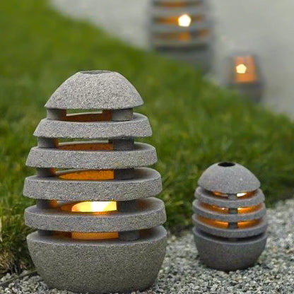 LUXELY Japanese Style Outdoor Garden Lamp - Energy-Efficient LED Outdoor Light Fixture with 50,000-Hour Lifespan-3