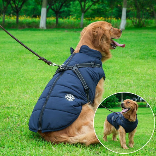 FurGuard | Warm & Secure Dog Coat with Built-In Harness