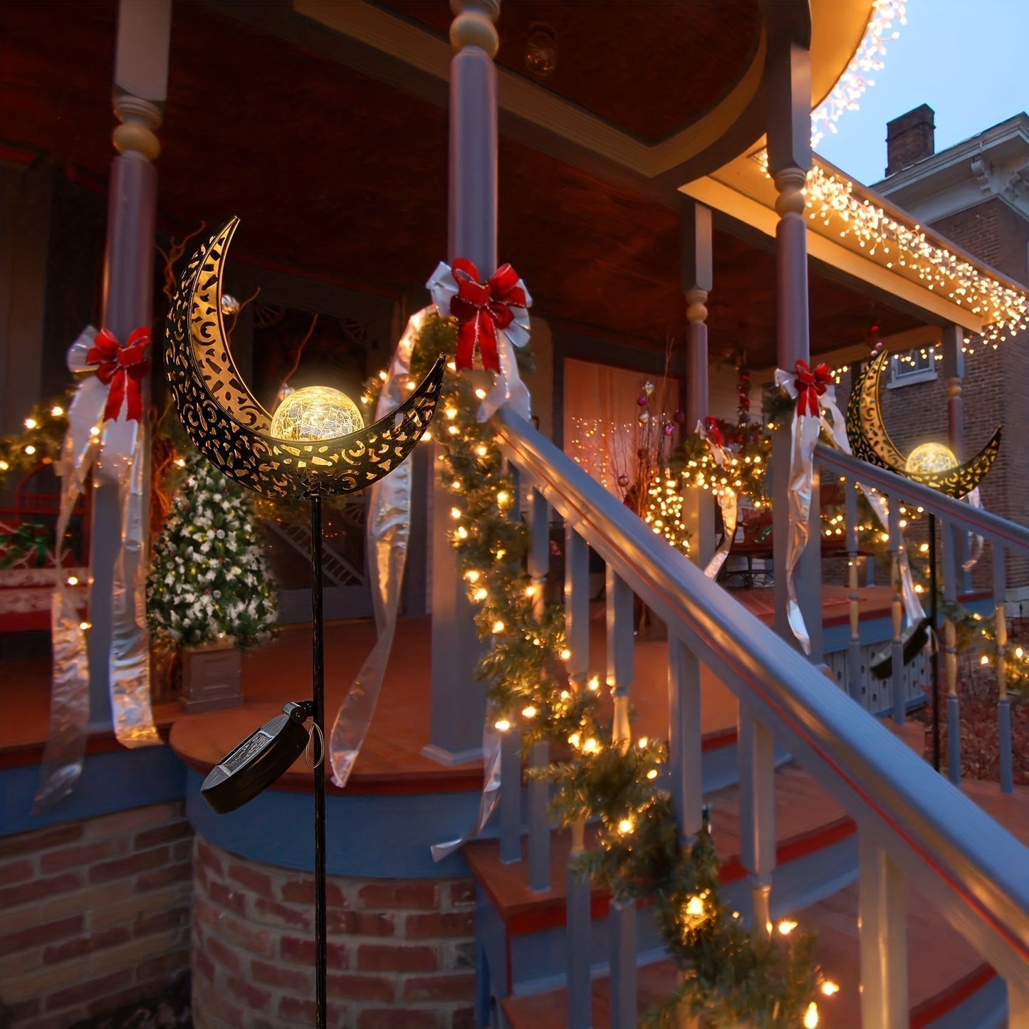 StellarBeam - Lámpara de Jardín Noche Estrellada