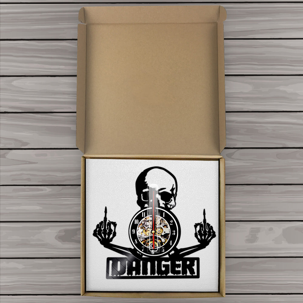 SkullVibe - Fierce Vinyl Wall Clock