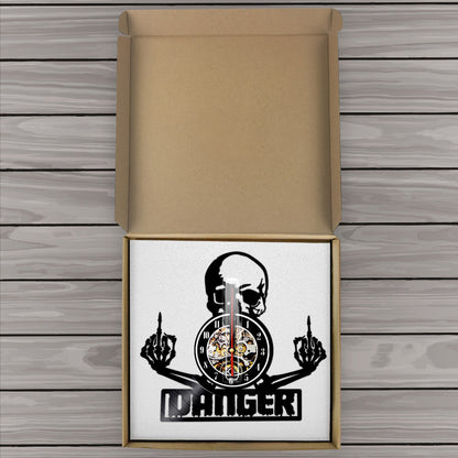 SkullVibe - Fierce Vinyl Wall Clock