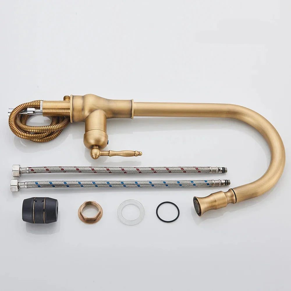 TimelessTap - Classic Brass Kitchen Faucet