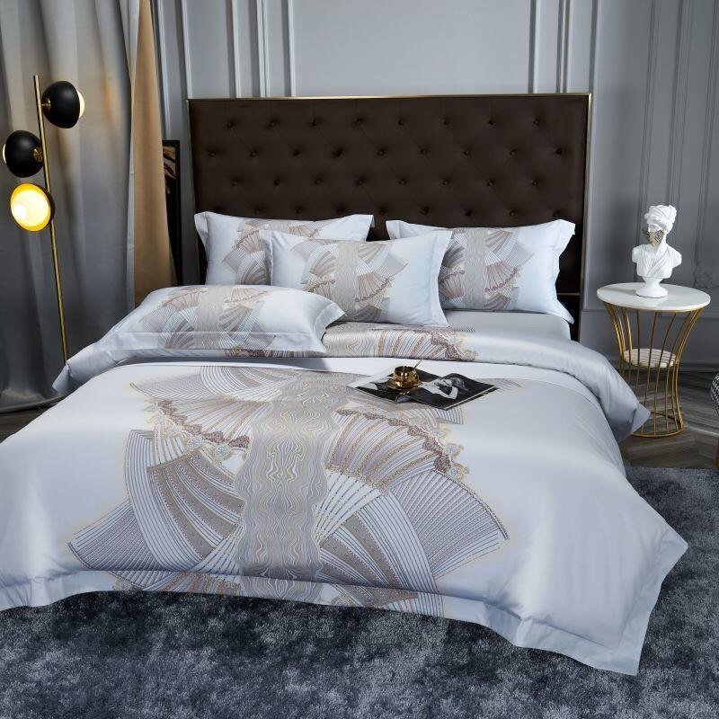 SilverMist - Egyptian Cotton Bed Linen Set