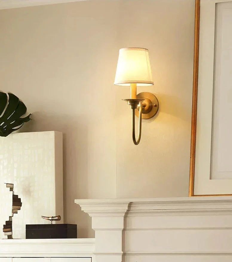 WarmCopper – Sleek Copper Wall Lamp with Soft Light