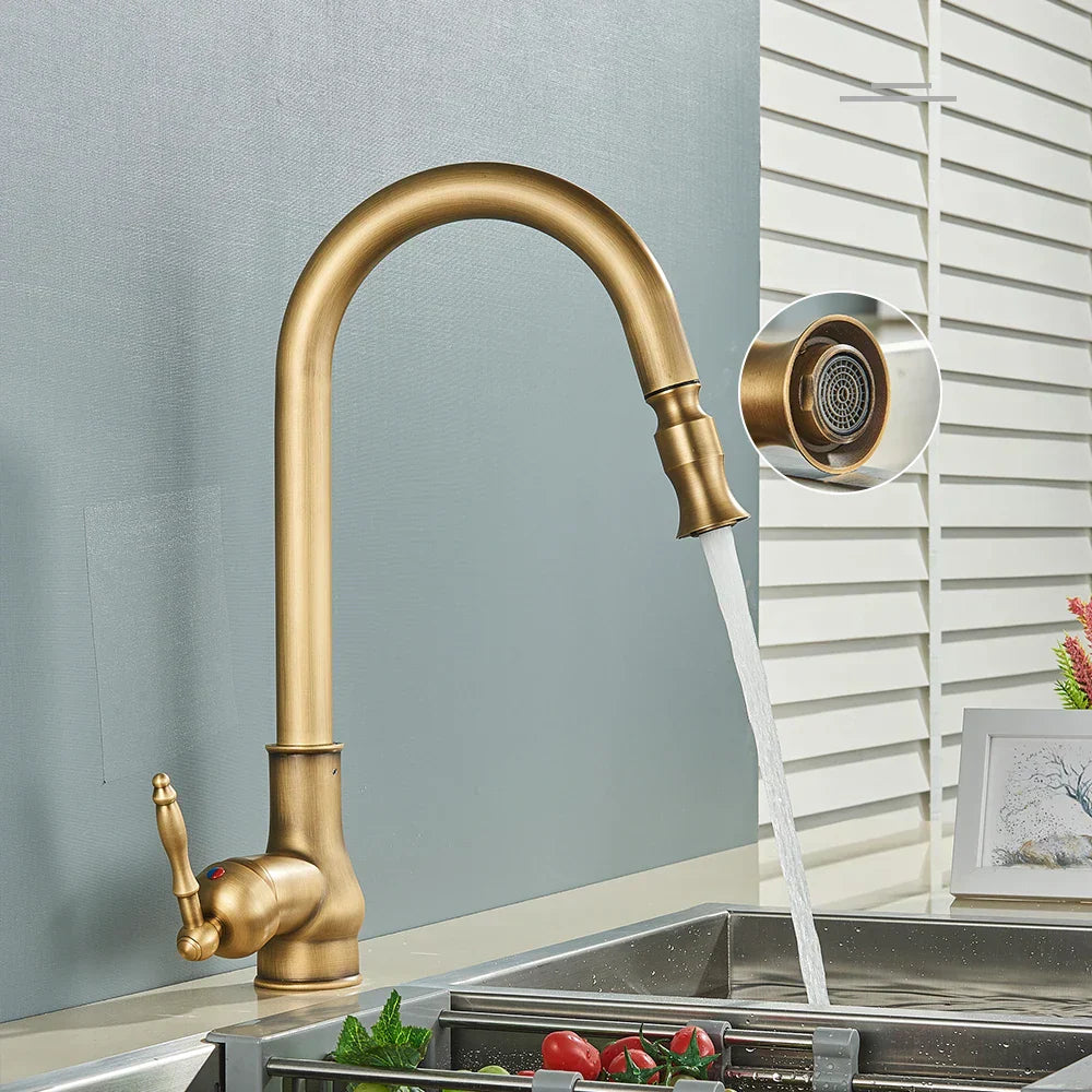TimelessTap - Classic Brass Kitchen Faucet