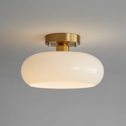 LuxeHailie - Plafonnier au style épuré et à la douce radiance