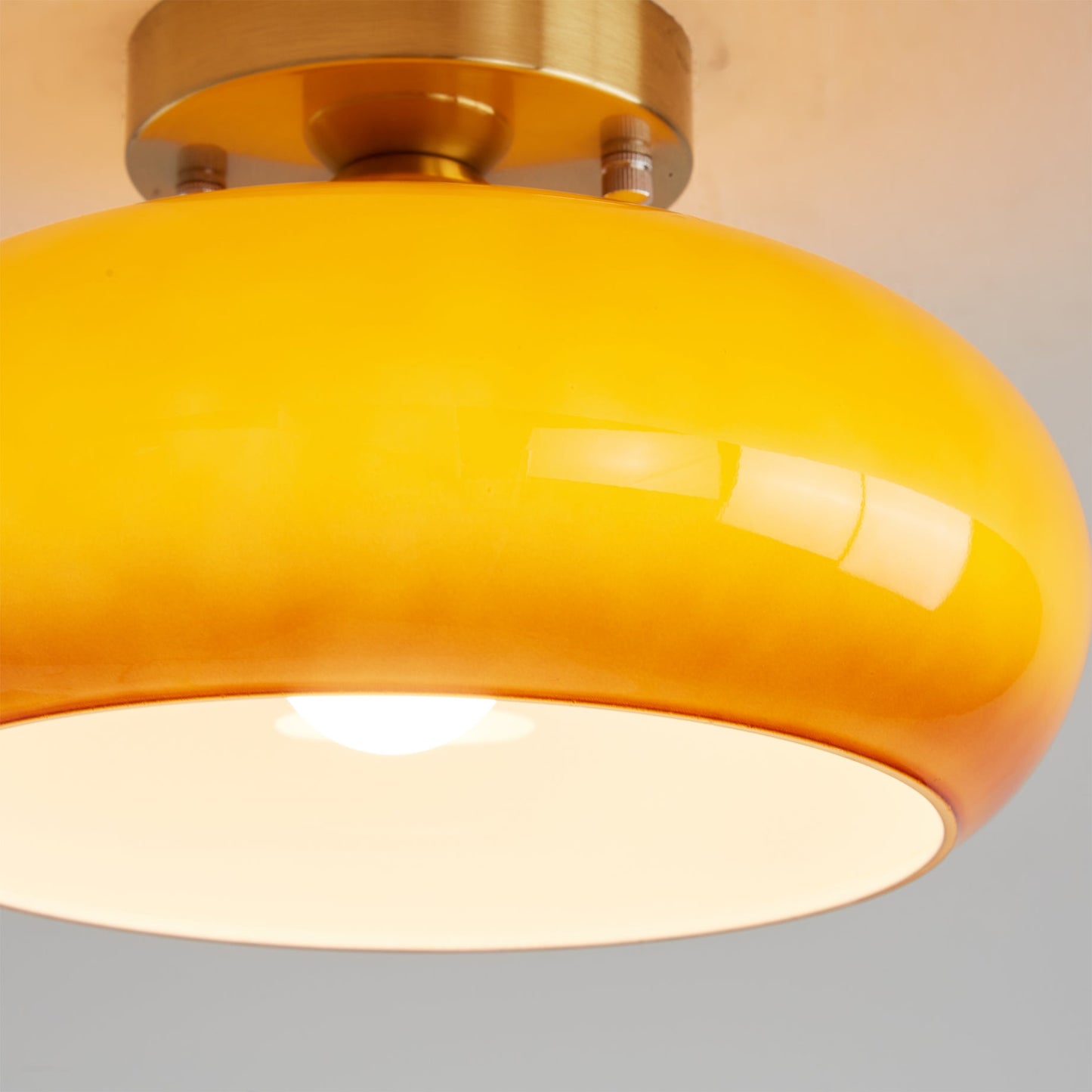 LuxeHailie - Plafonnier au style épuré et à la douce radiance