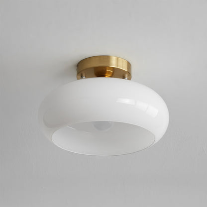 LuxeHailie - Plafonnier au style épuré et à la douce radiance