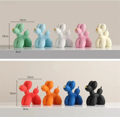 PuffGlow - Escultura de globo hocico dorado