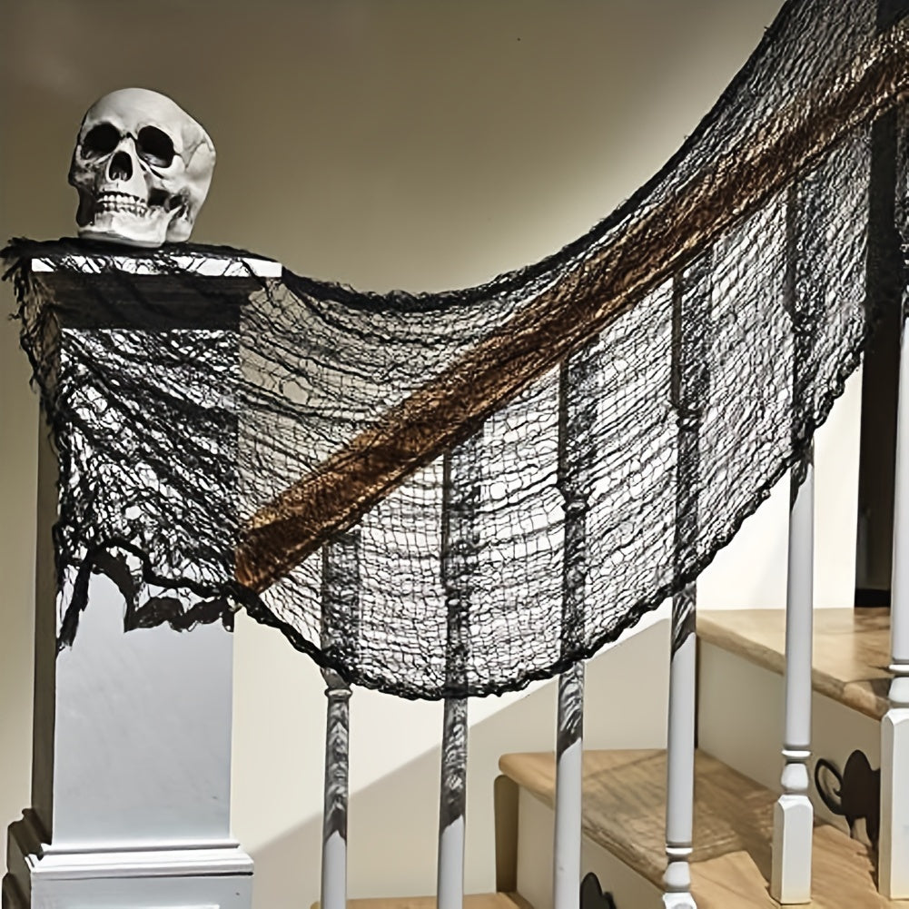 Halloween Fabric Black Polyester Hanging Decoration 0