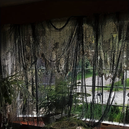 Halloween Fabric Black Polyester Hanging Decoration 2