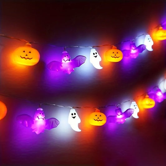 Halloween Lights Battery Powered Pumpkin String 0